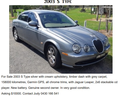 2003 S Type